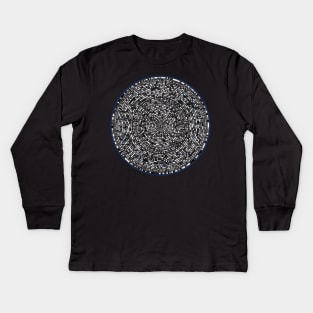 genome circles 7-1 Kids Long Sleeve T-Shirt